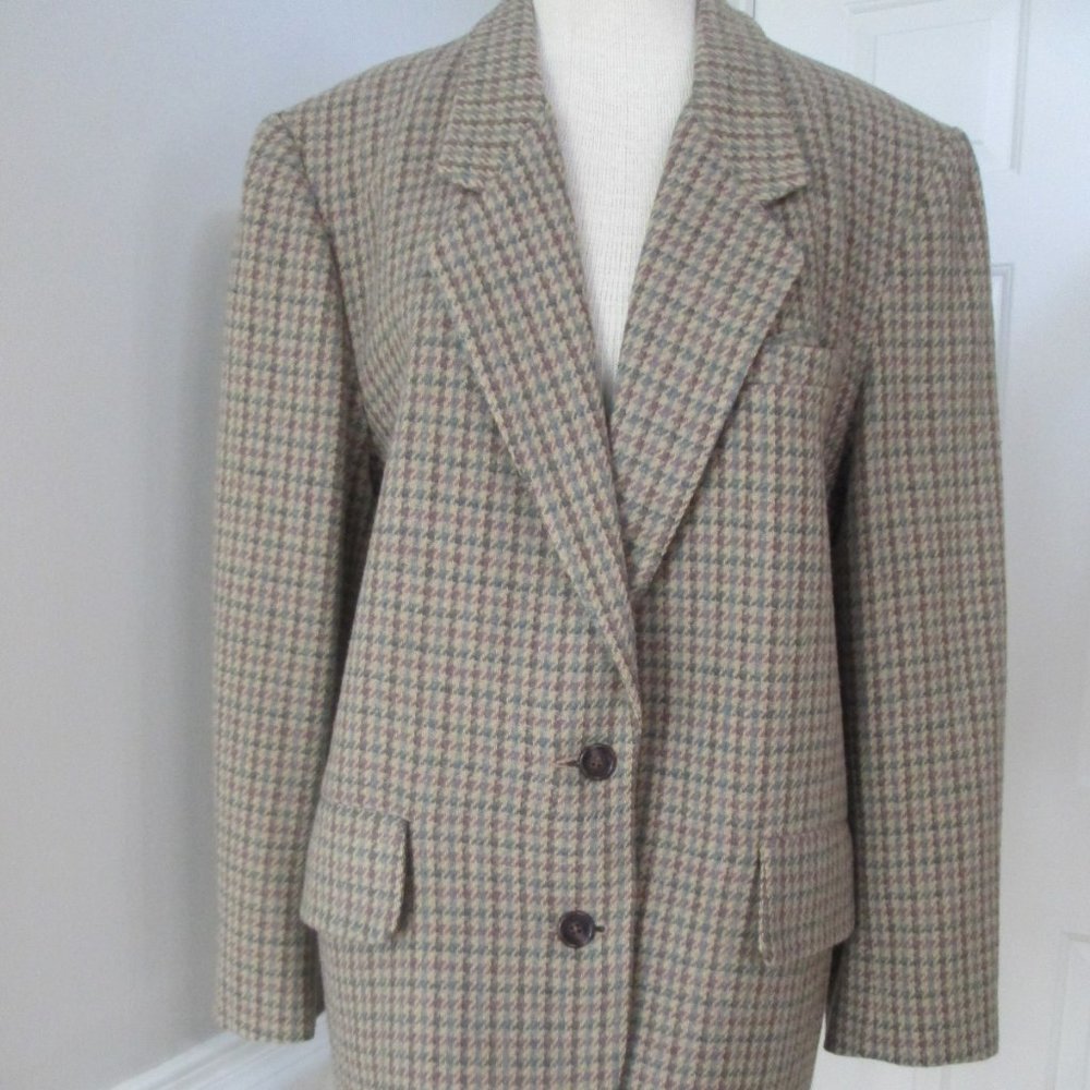 Vintage 'Hunt Club' Jacket Size M 100% Wool